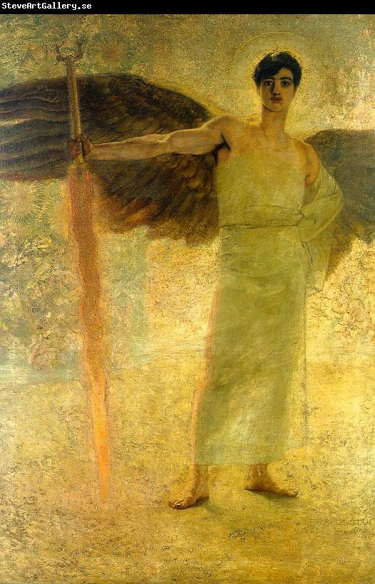 Franz von Stuck The Guardian of Paradise